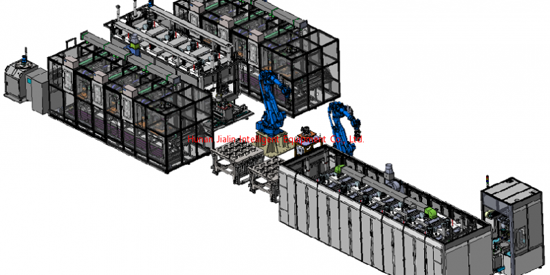 DC heating trickling and coating automatic production line -100S